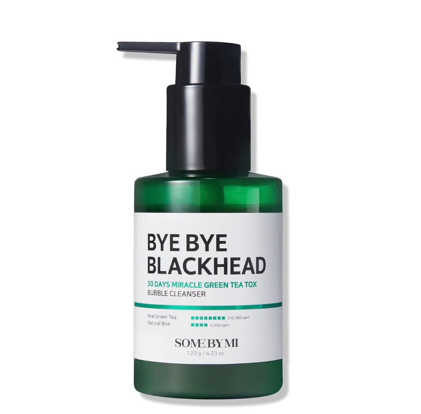 SOME BY MI Bye Bye Blackhead 30 Days Miracle Green Tea Tox Bubble Cleanser (4.23 oz)