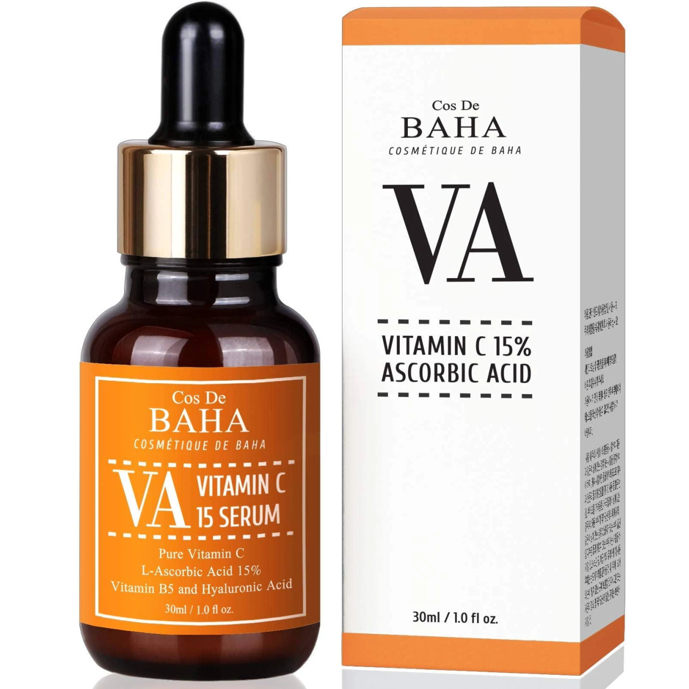 Cos De BAHA VA Vitamin C 15% Ascorbic Acid Serum (1oz)