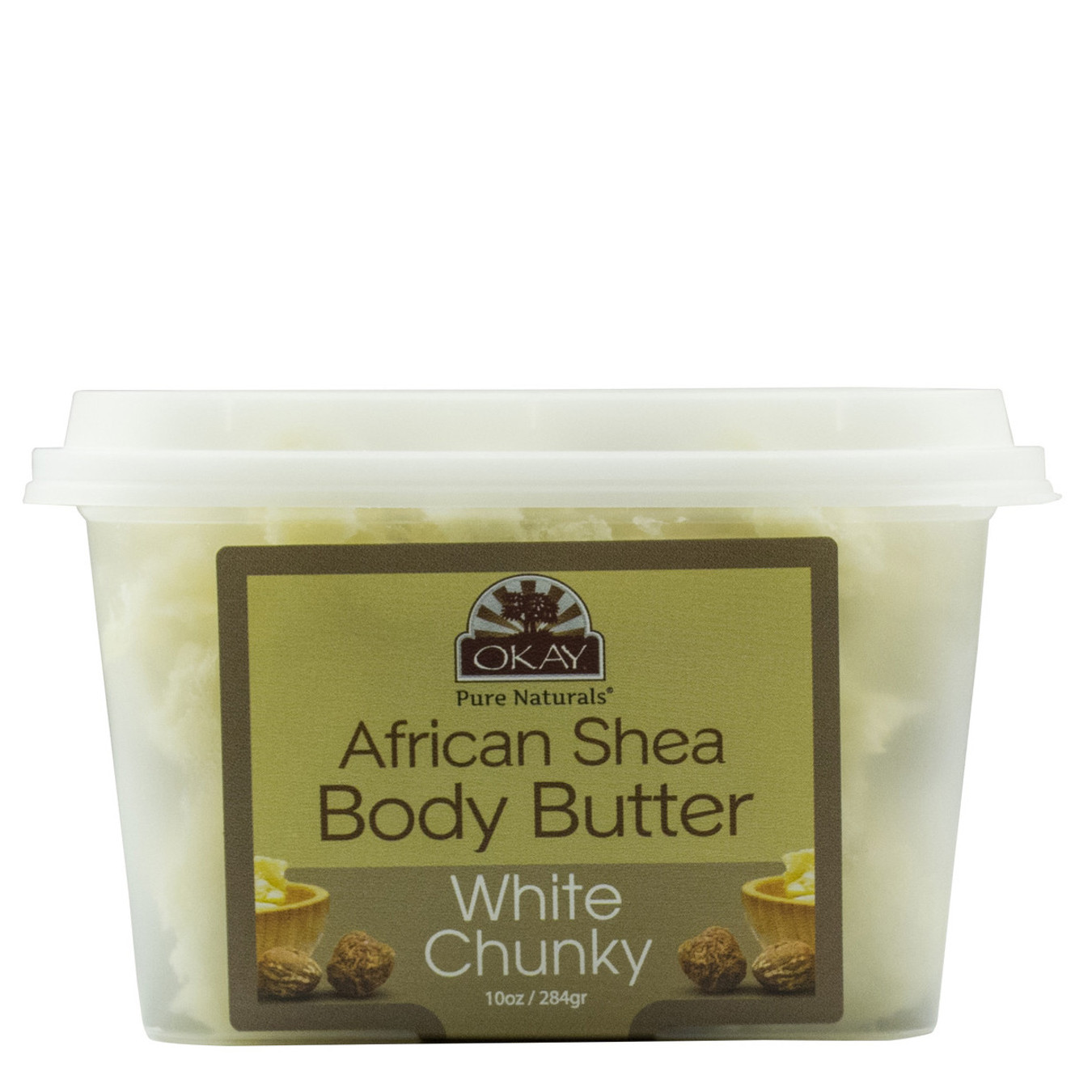 OKAY Shea Butter White Chunky Deep Moisturizing (10oz)