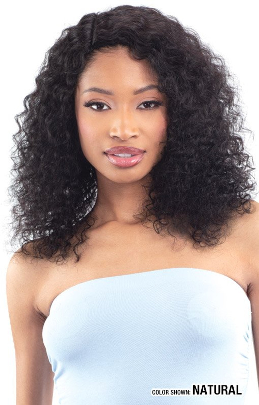 SHAKE N GO Naked Nature 100% Human Hair Wet & Wavy Lace Part  Wig - LILY (20"- 22")