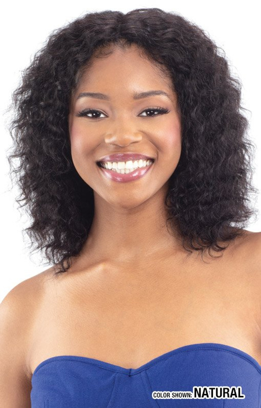 SHAKE N GO Naked Nature 100% Human Hair Wet & Wavy Lace Part  Wig - PETAL