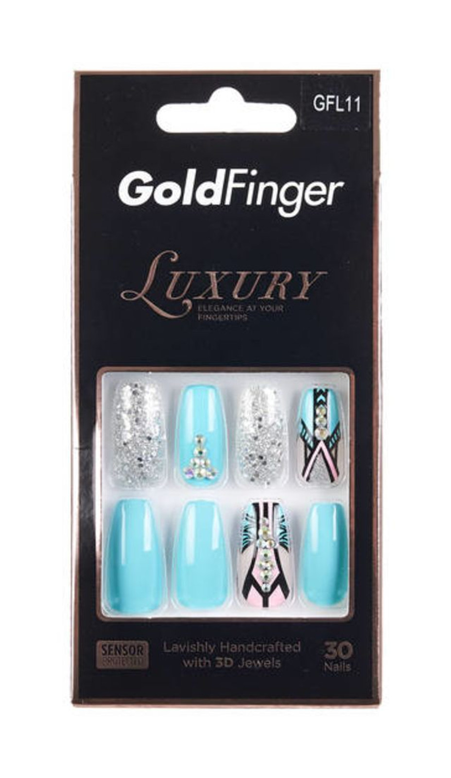 KISS - GOLD FINGER FASHION NAILS (GF84) - Walmart.com