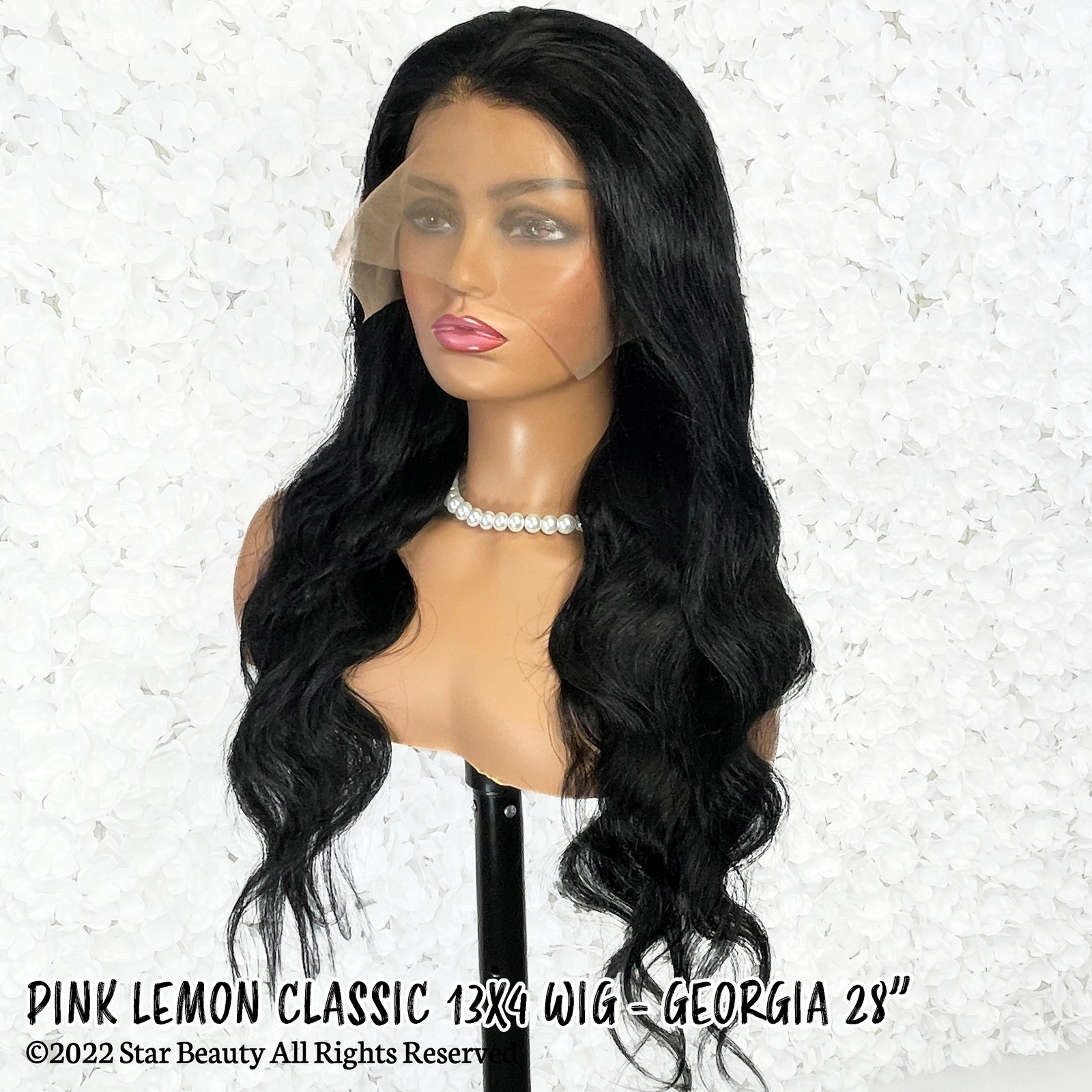 PINK LEMON CLASSIC 100% Human Hair 13x4 Lace Front Wig - GEORGIA
