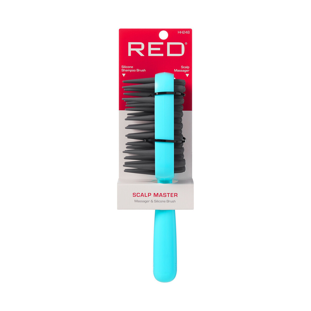 RED Scalp Master 2 Sided Massage and Shampoo Brush