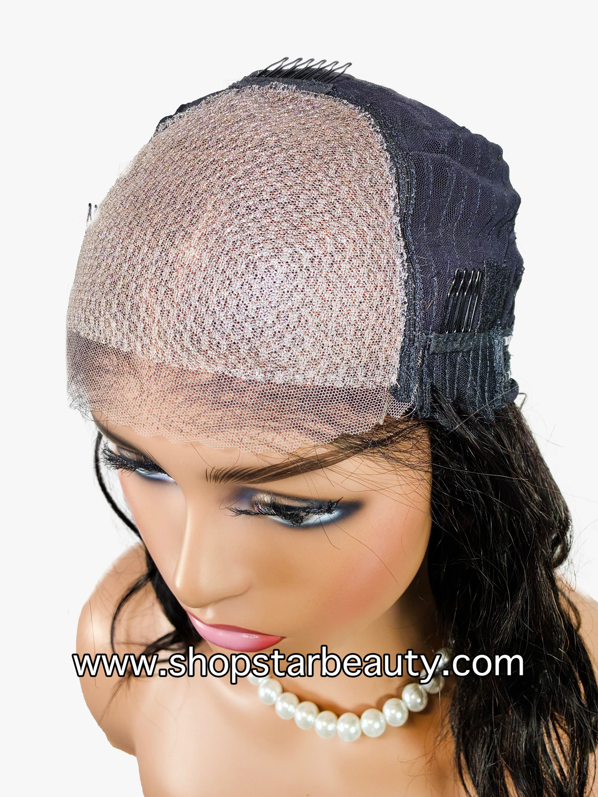 15A PINK LEMON GOLD 100% Human Hair 6X5 Lace Front Wig - VIENNA