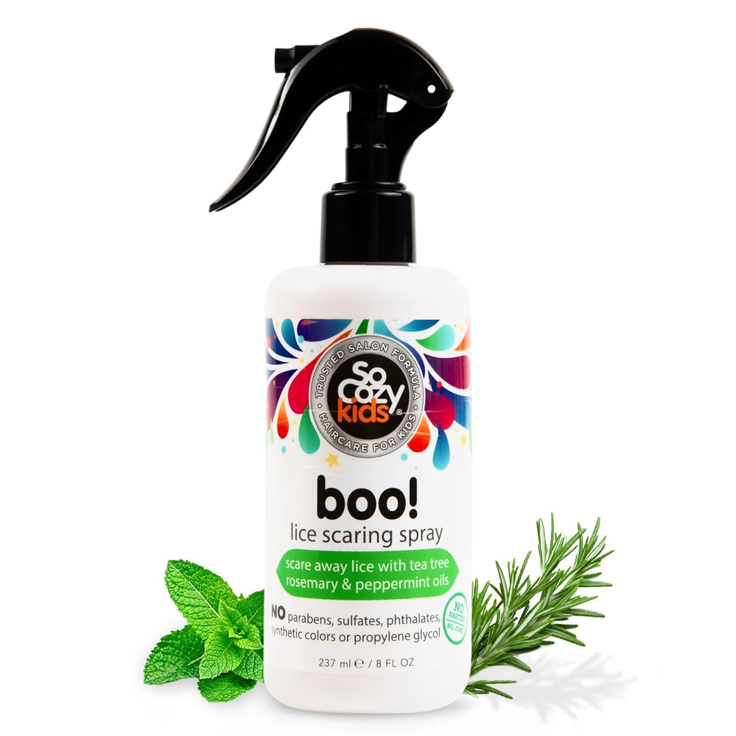 SO COZY Boo Lice Scaring Hair Treatment Spray For Kids (8oz)