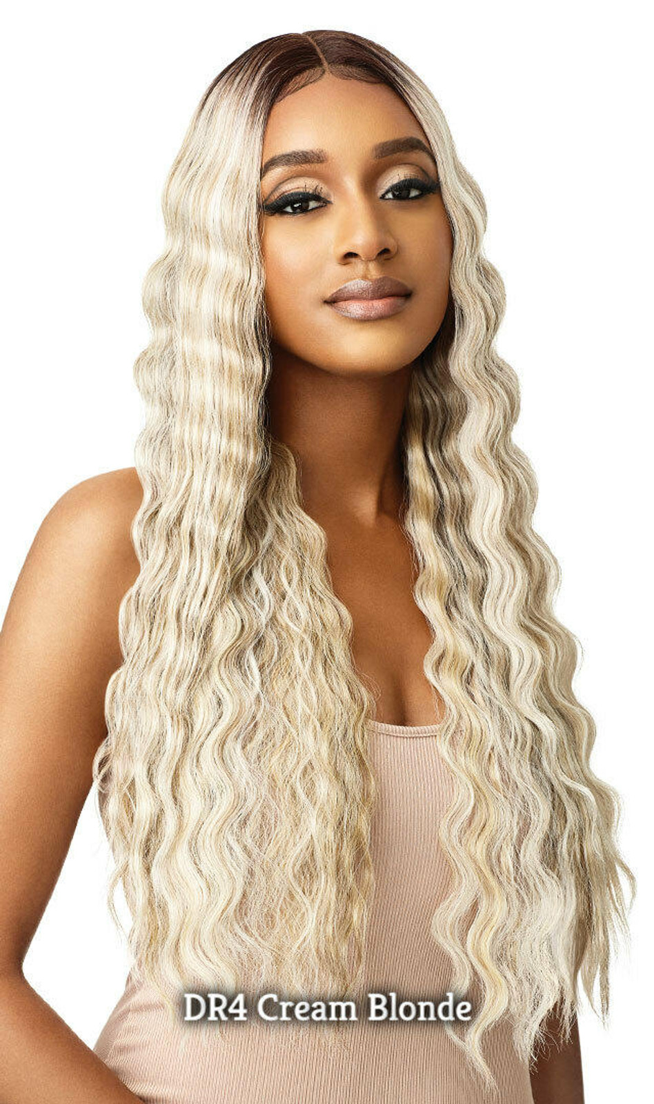 NWT Outre Light Blonde Quick Weave Cap Fashion Wig