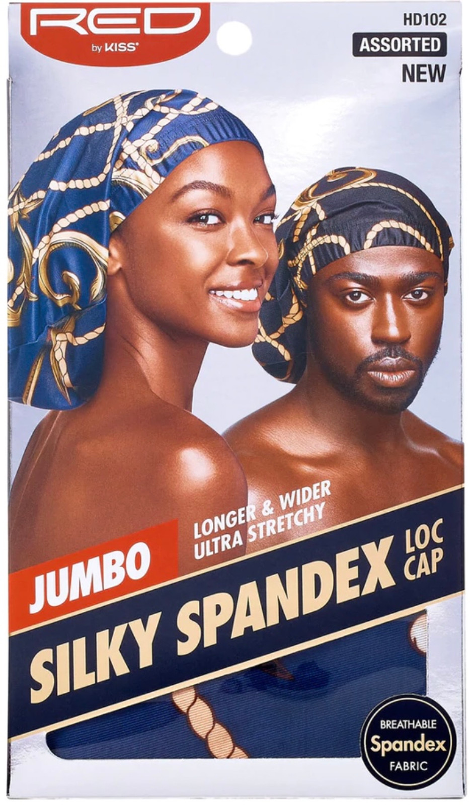 Silky Spandex Braid/Loc Cap, Super Jumbo – Black – KISS Colors & Care