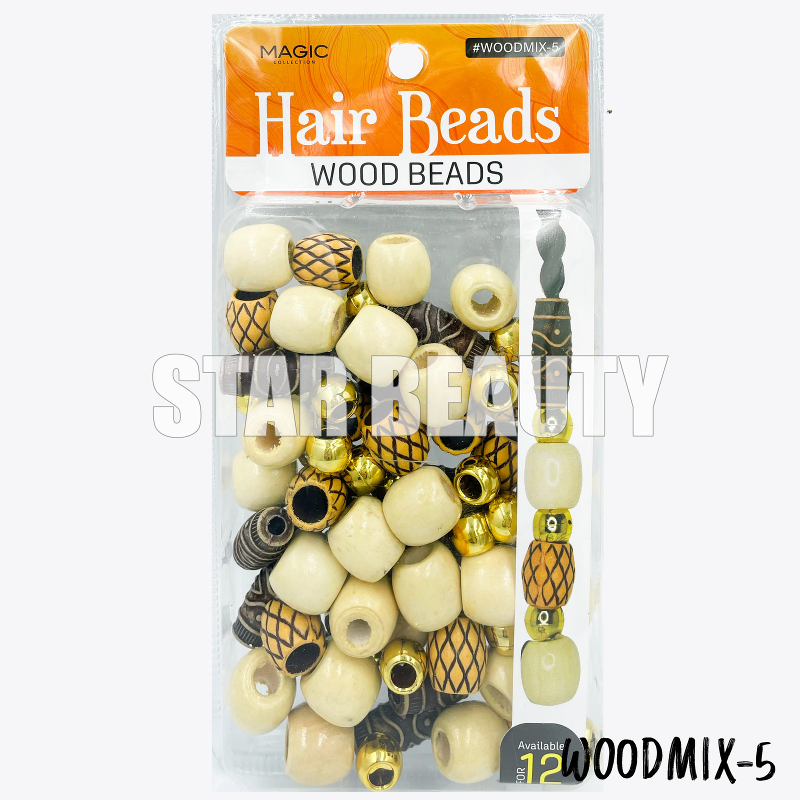 Sofaj_Hair Wooden Hair Beads Select
