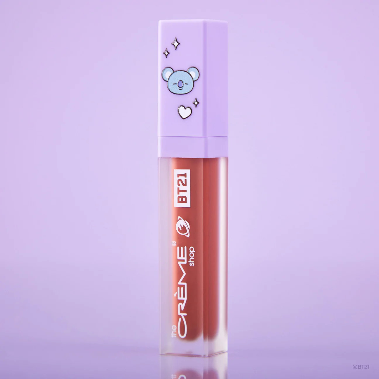 レコードコレクション：THE BLUE HEARTS, LIP CREAM, THE CREME SHOP BT21 UNIVERSTAIN Lip Tint - Rusty Rose (KOYA)
