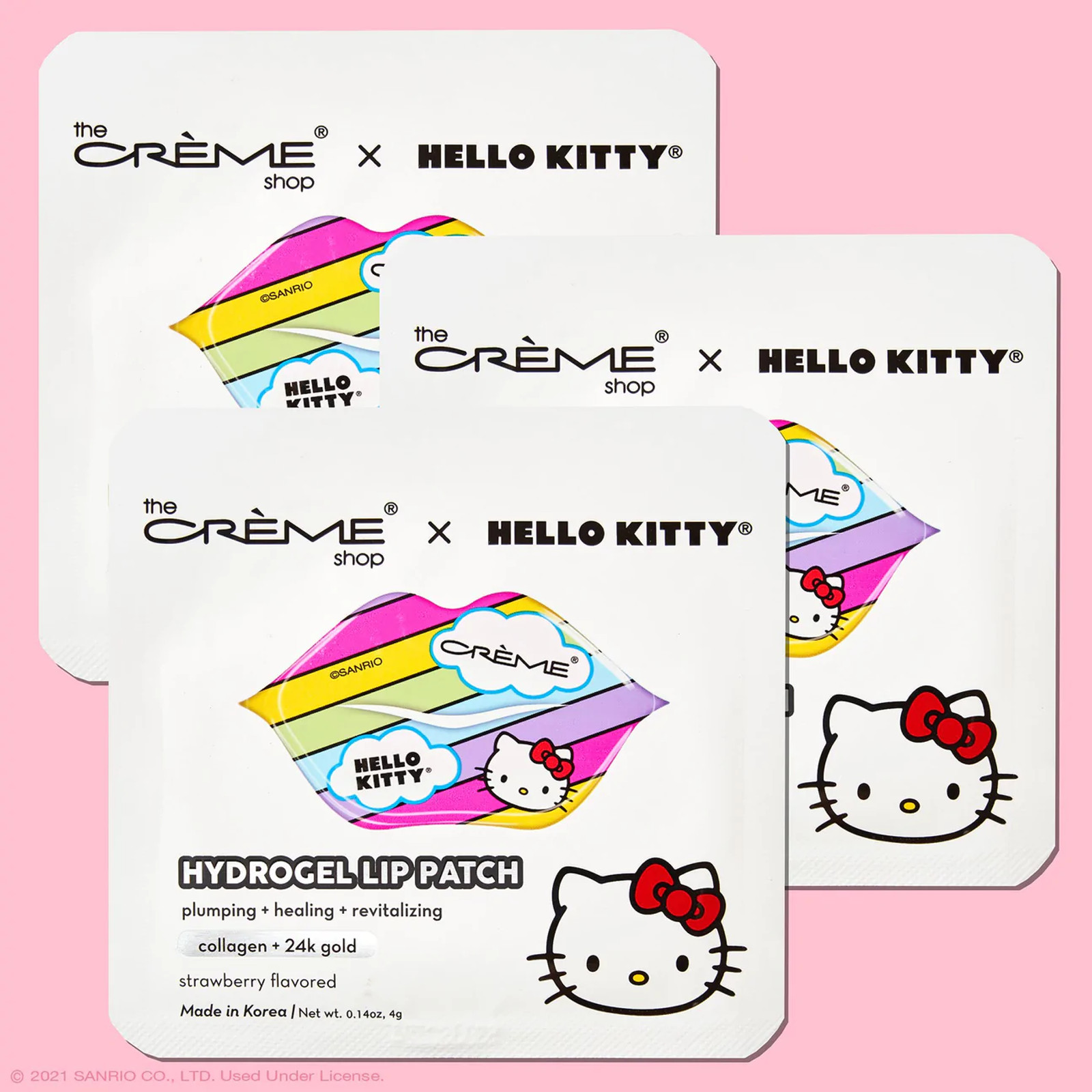 The Creme Shop Hello Kitty Hydrogel Lip Patch Vanilla Pudding Flavored