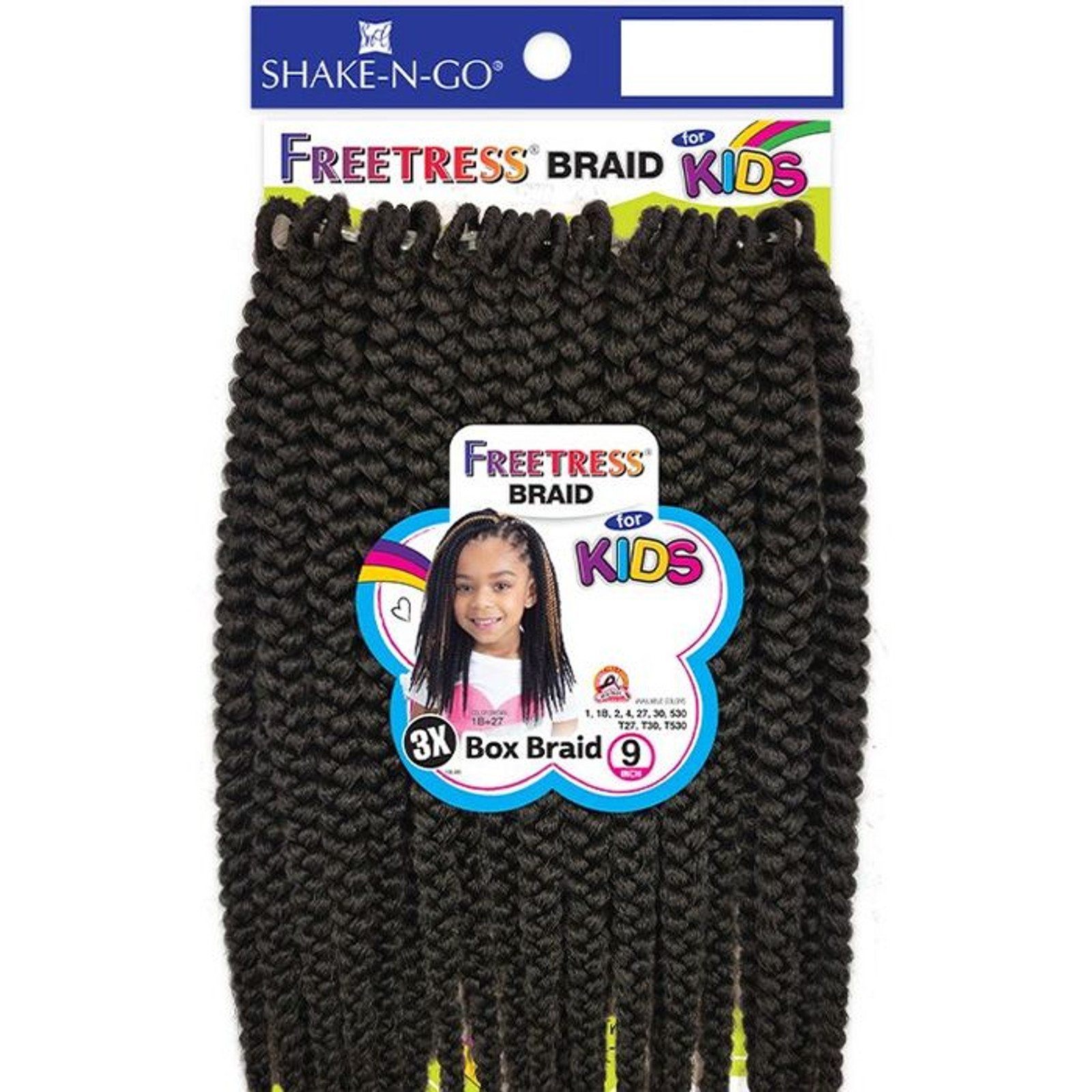 SHAKE-N-GO FREETRESS BRAID – 3X LARGE PASSION TWIST 18″