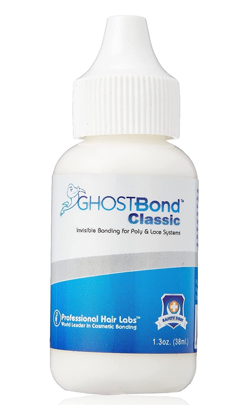 GHOSTBOND Platinum Water Resistant Wig Glue for Extreme Heat - 1.3oz - Hair  Replacement Adhesive for Poly and Lace Wigs. Invisible Bonding Hair Glue 