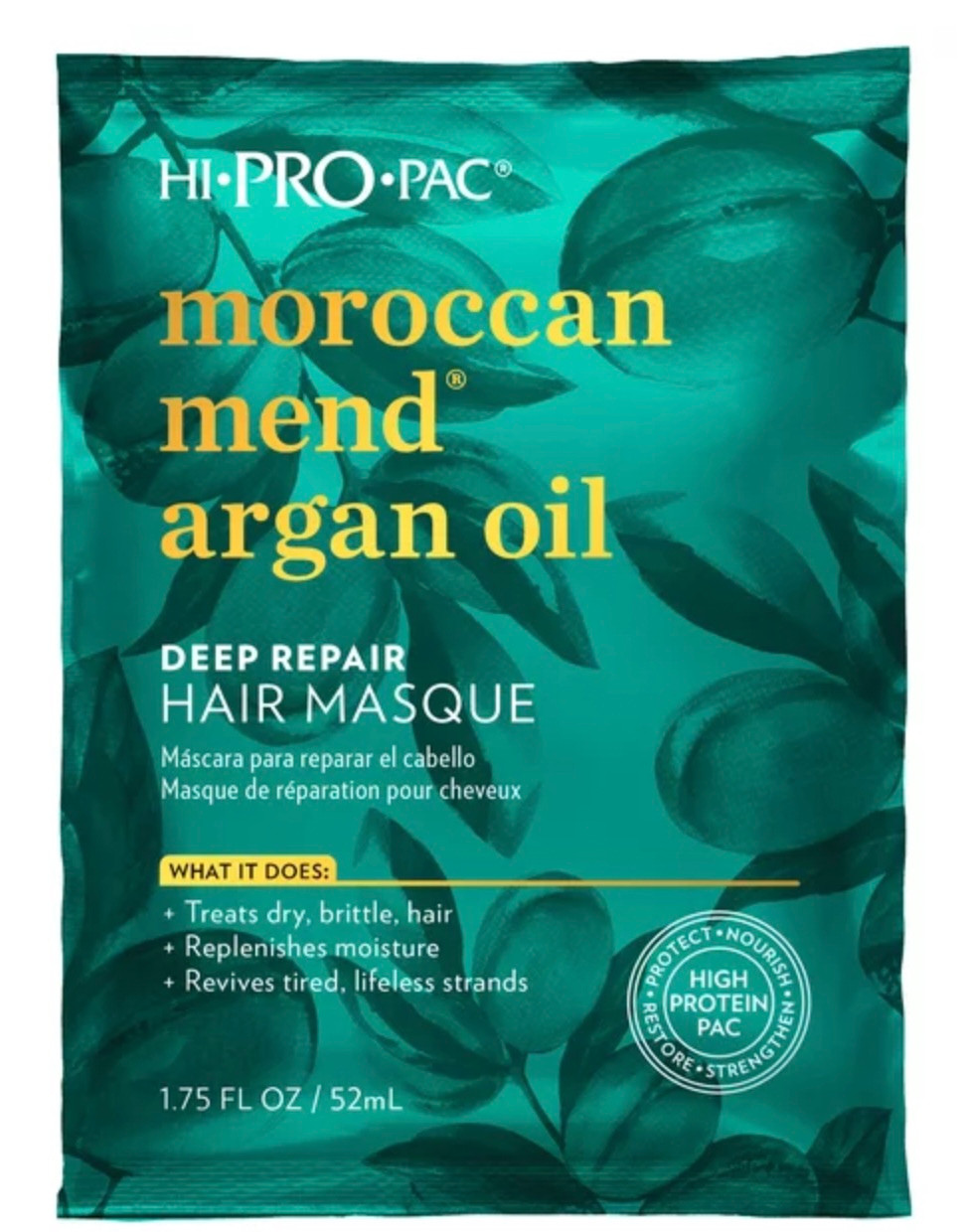 Hi Pro Pac Moroccan Mend Argan Oil Deep Repair Hair Mask