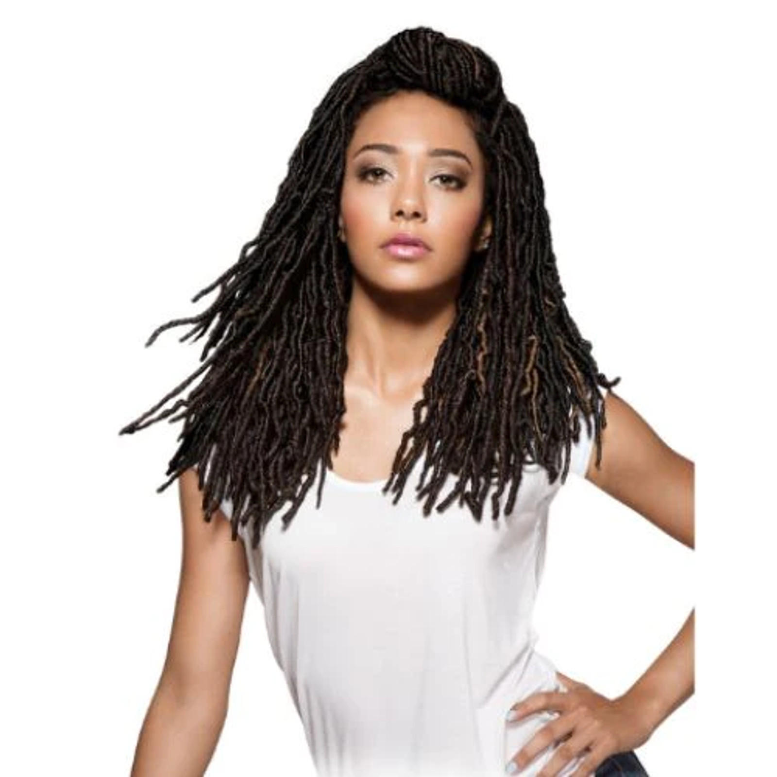 Bobbi Boss Pre-Looped Crochet Locs - Nu Locs Split Boho 24 2X