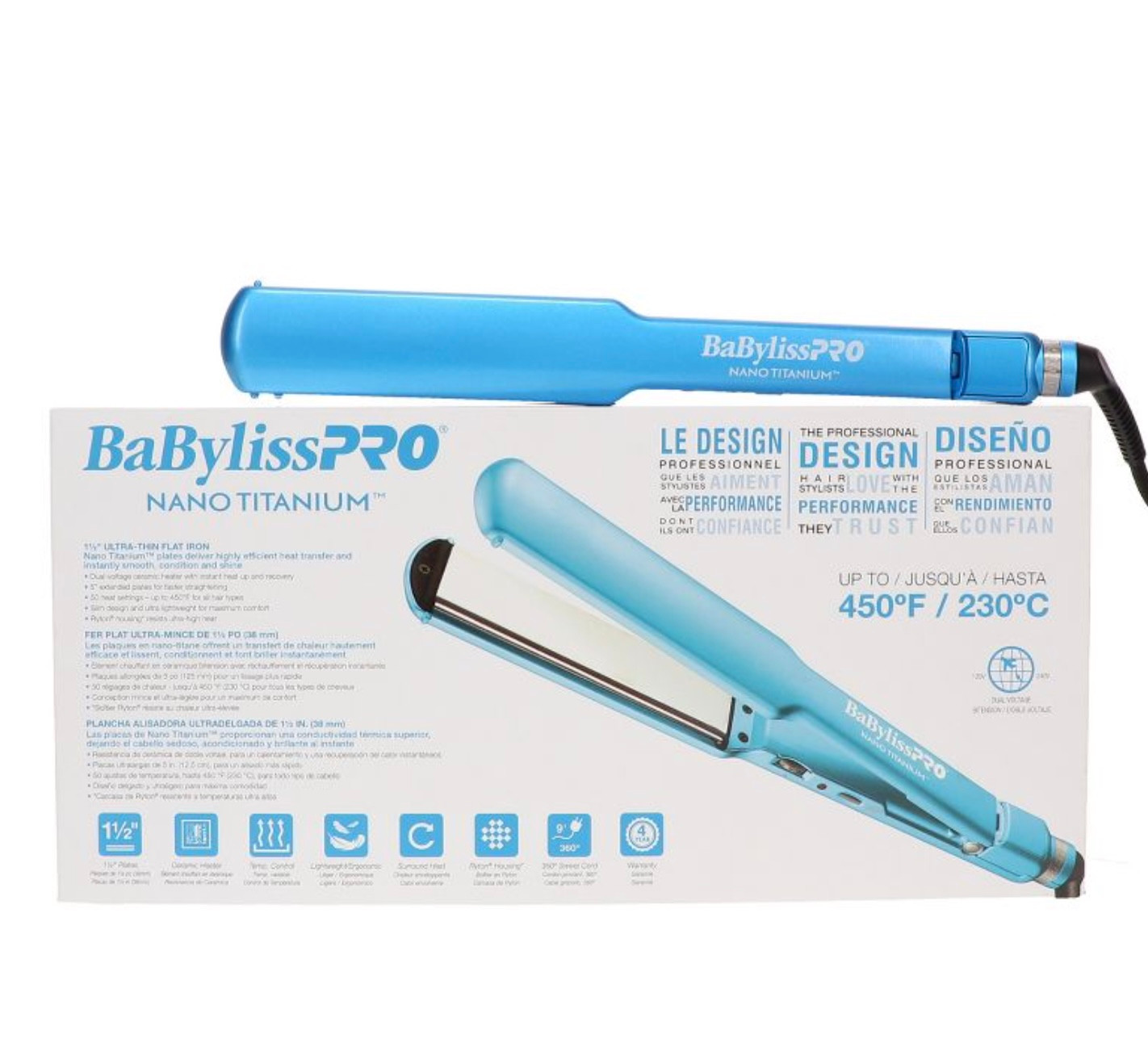 HOT Nano Titanium Best Hair Iron Nano Titanium Best Flat Iron For