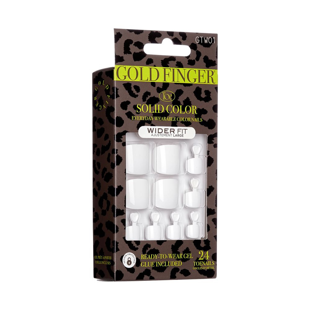 Kiss Gold Finger Wider Fit Toenails - SO GOOD