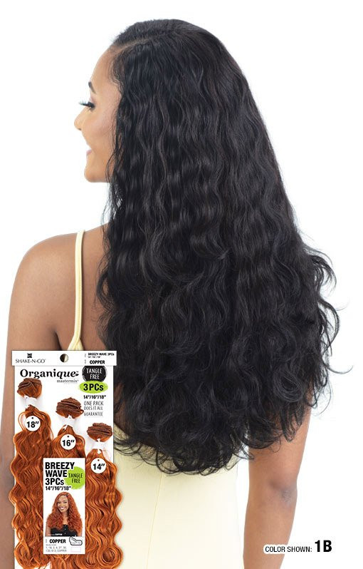 SHAKE N GO Organique Master Mix Weave - BREEZY WAVE 3pcs (14