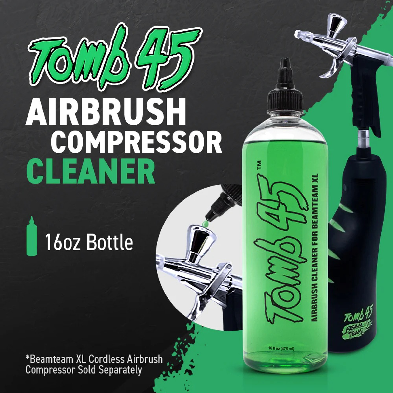Tomb 45 Airbrush Cleaner for BeamTeam Cordless XL