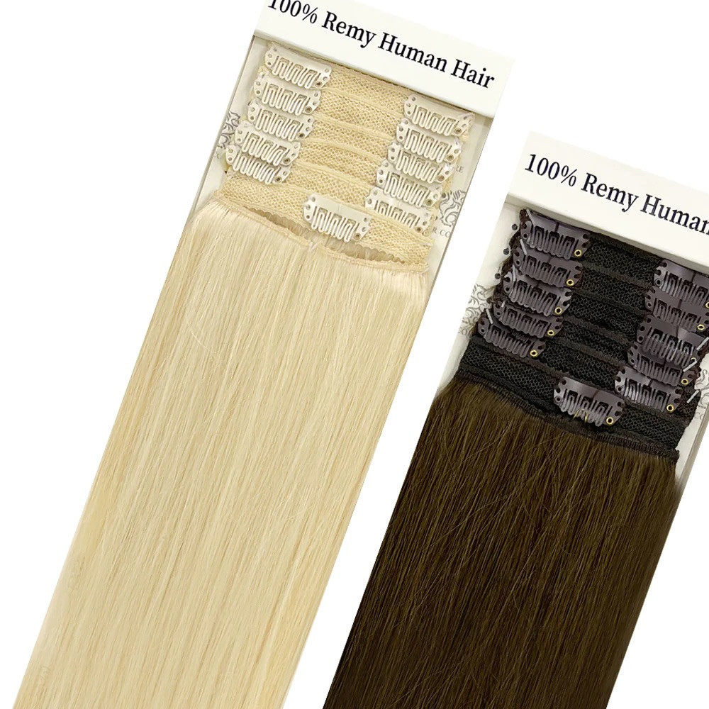 Hair Couture 100% Remy Human Hair Extension NEOPHILIA 9PCS Clip-On
