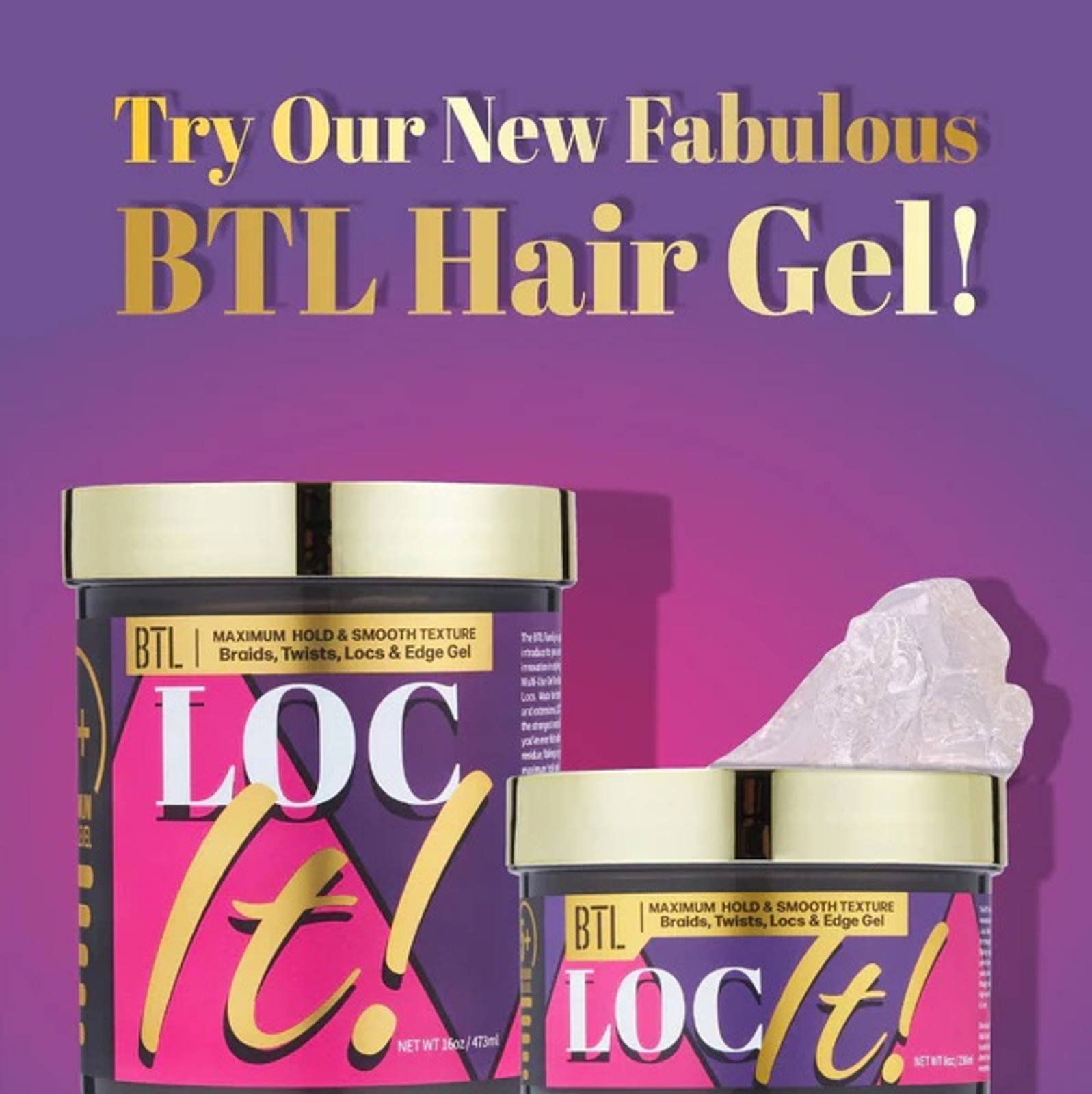 BTL Professional Loc It Multi-Use Braiders Gel