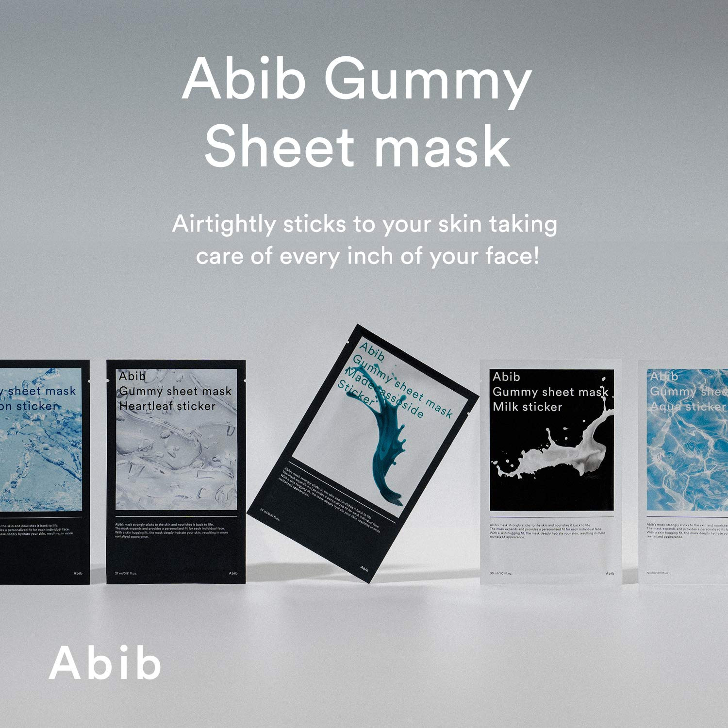 Abib] Gummy Sheet Mask Milk Sticker