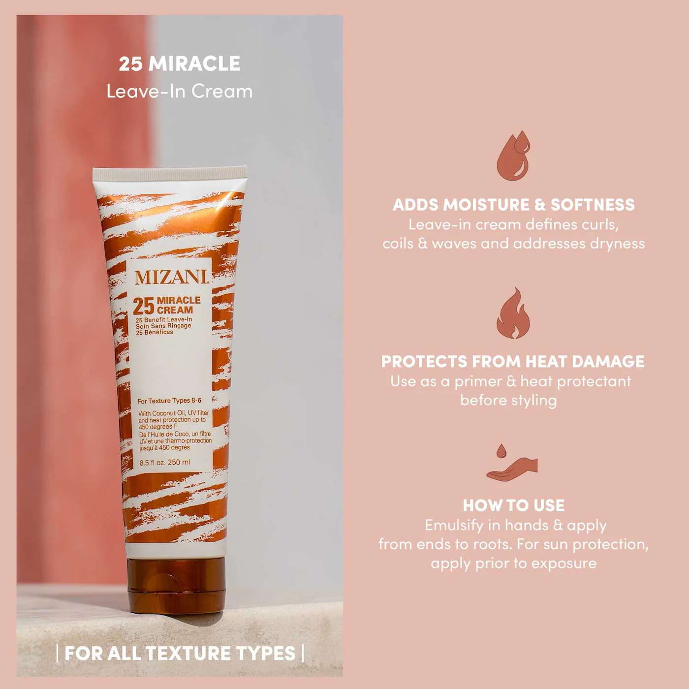 Mizani 25 Miracle Leave-In Cream (8.5 oz)