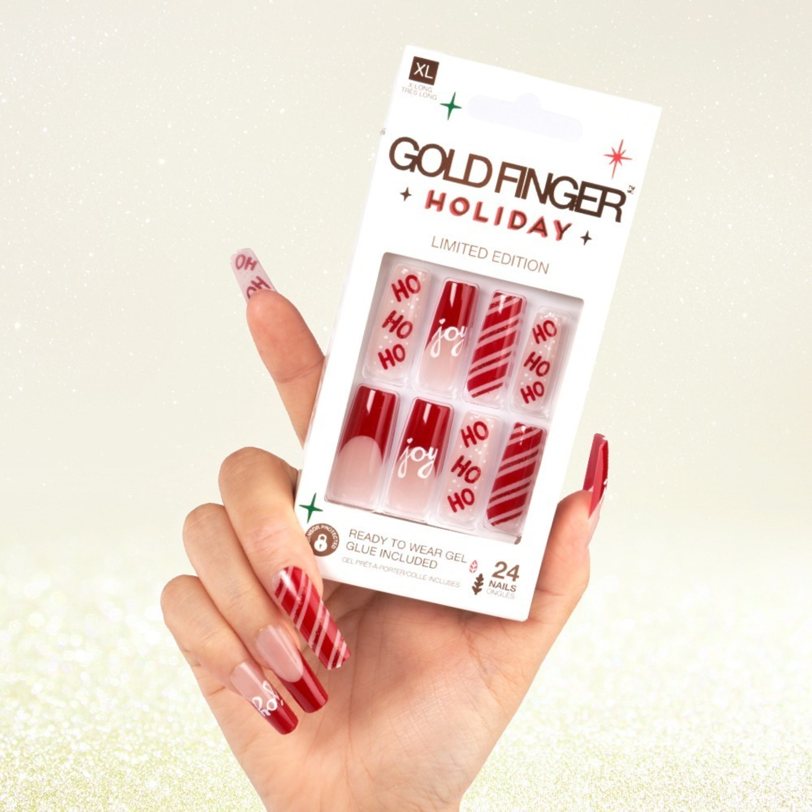 Goldfinger Limited Edition Gel Decorated Press On Nails - GD02HX Spide –  Waba Hair and Beauty Supply