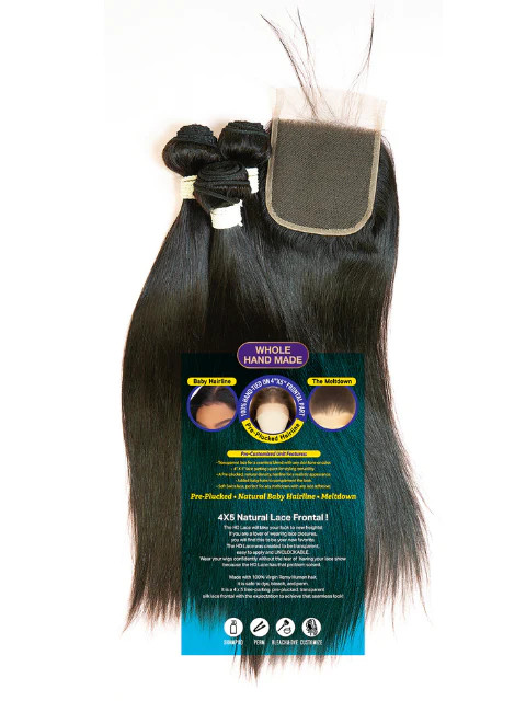 JANET COLLECTION Melt Blue 100% Human Hair NATURAL STRAIGHT Weave