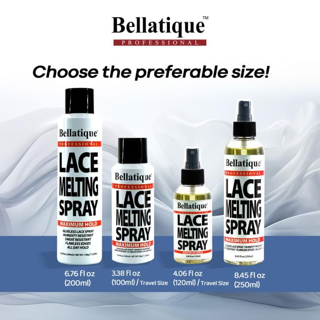 Bellatique Metal Lace Melting Aerosol Spray [Maximum Hold]