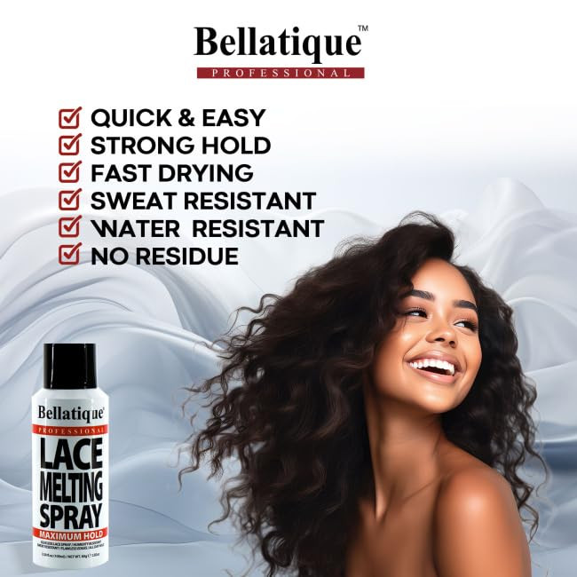Bellatique Metal Lace Melting Aerosol Spray [Maximum Hold]