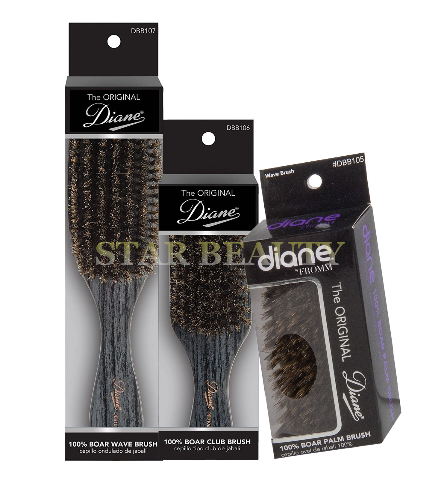 Diane Medium Bristle Palm Brush