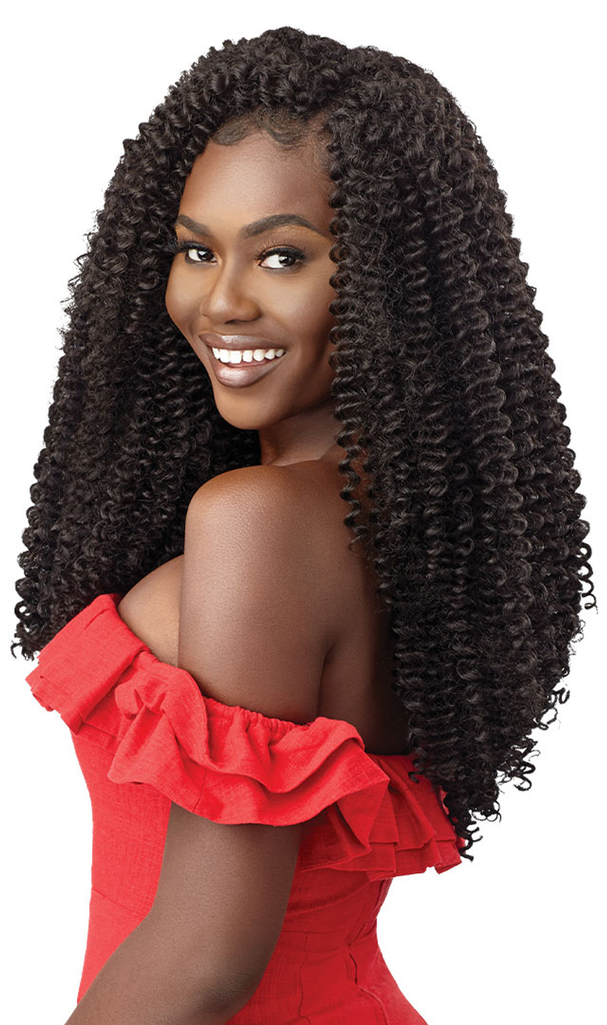 OUTRE X-Pression Twisted Up Synthetic Crochet Hair - WATERWAVE FRO TWIST 22" 2X