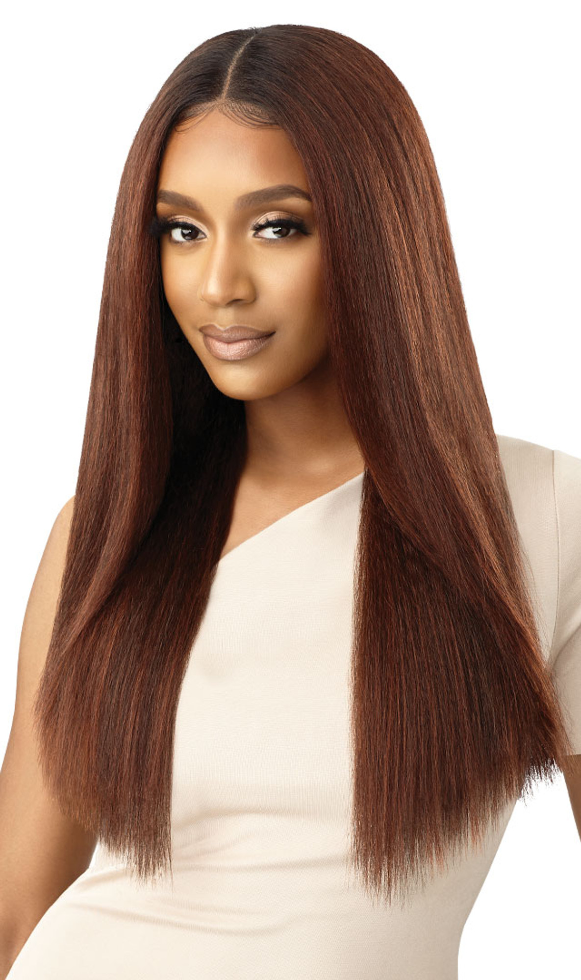 OUTRE Synthetic Melted Hairline Lace Front Wig - KATIANA