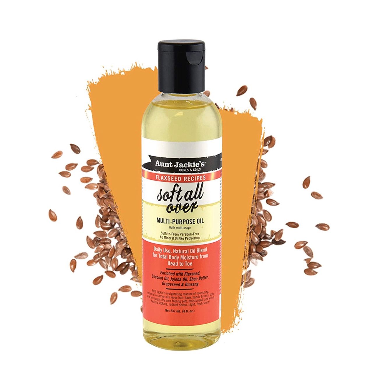 Aunt Jackie's Flaxseed Recipes MultiPurpose Natural Oil