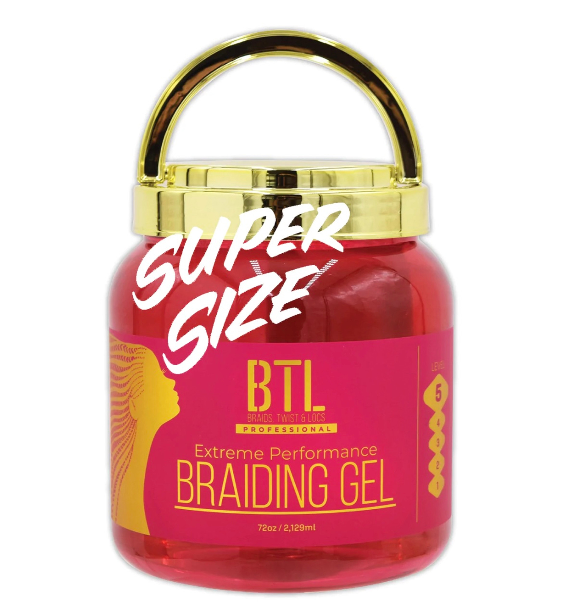 BTL Professional Braiding Gel Extreme Performance (8 oz - 72 oz)