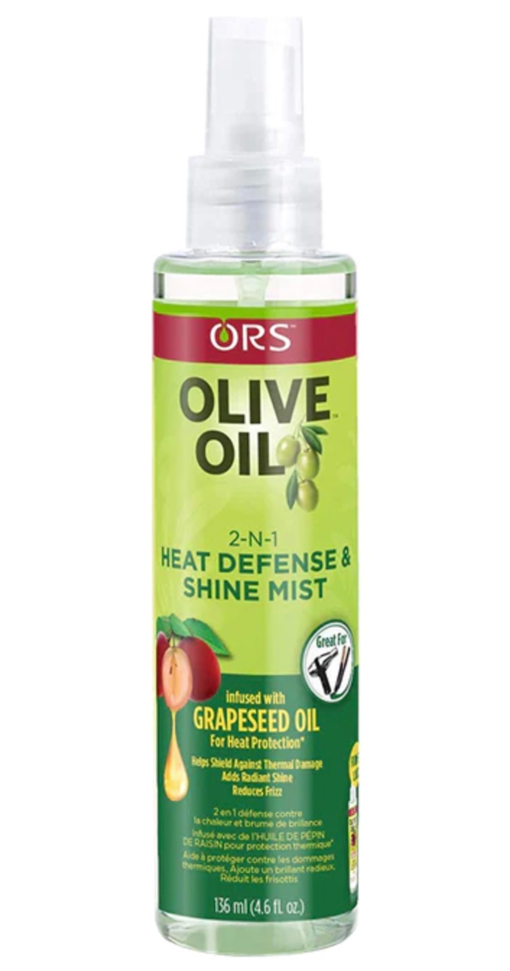ORS Olive Oil 2-n-1 Shine Mist & Heat Defense