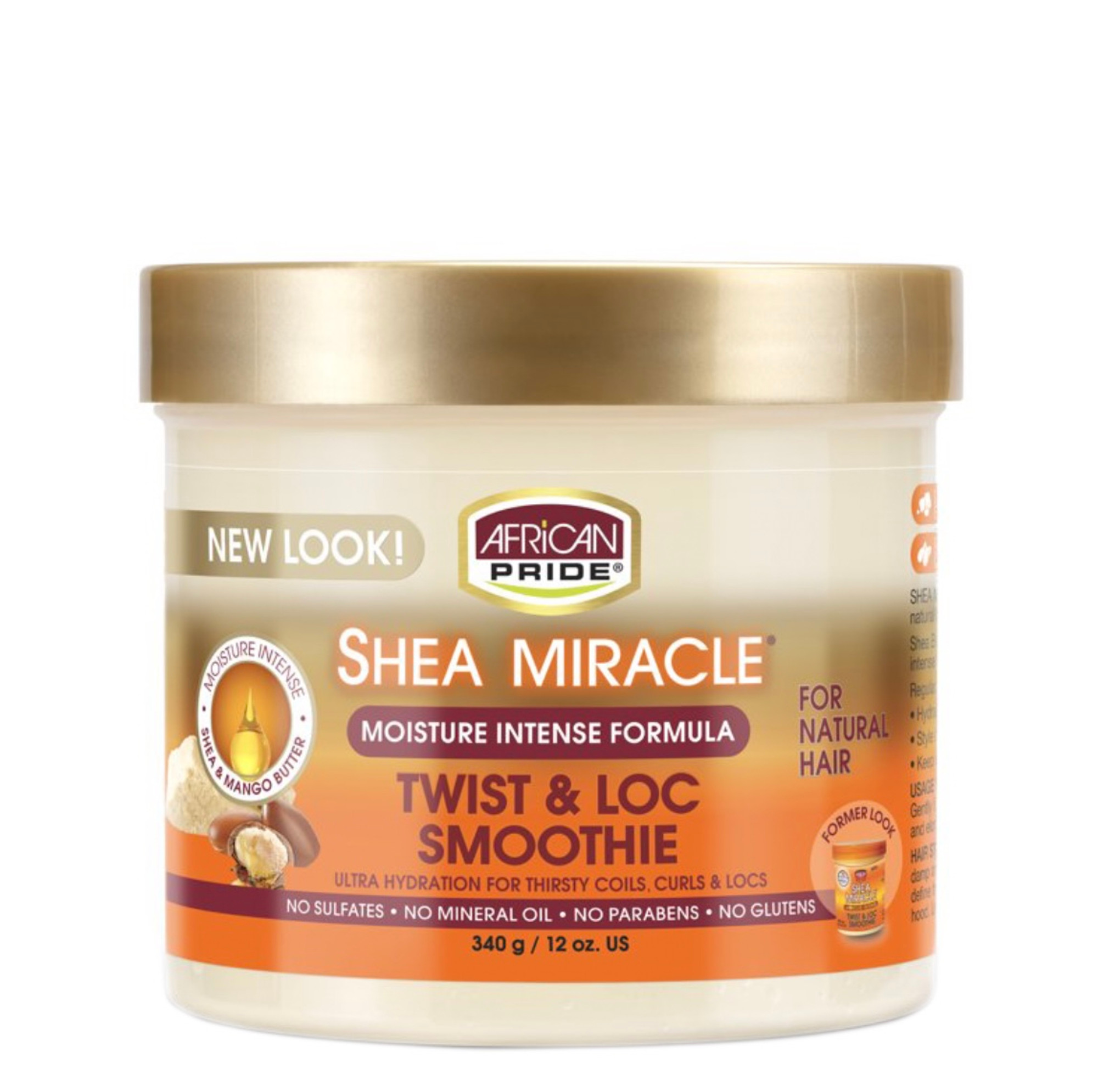 African Pride Shea Miracle Moisture Intense Twist & Loc Smoothie