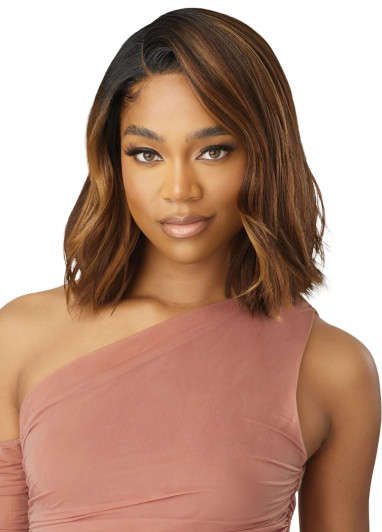 OUTRE Synthetic Melted Hairline Lace Front Wig - ADELINA