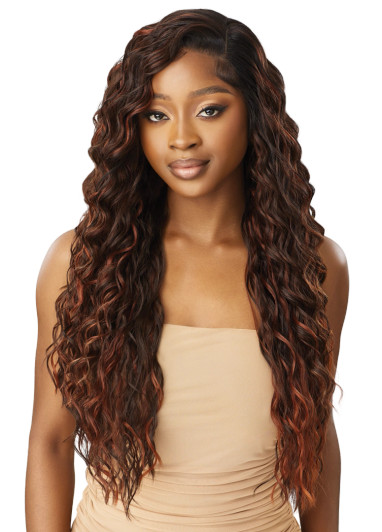 OUTRE Synthetic Melted Hairline Lace Front Wig - Dilara