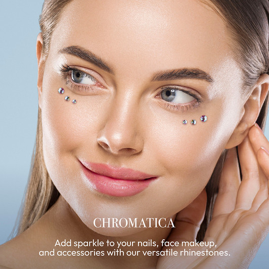 Kiss Gold Finger Crystal Stick On Jewels