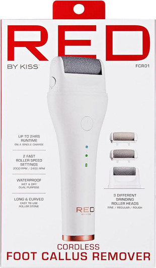 RED Cordless Foot Callus Remover