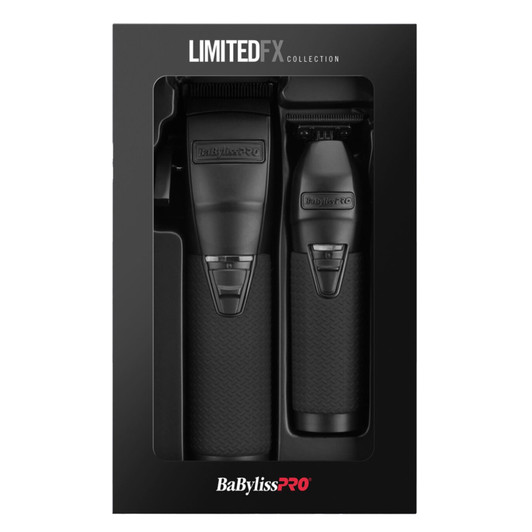 BaBylissPRO LimitedFX Black Trimmer & Clipper Gift Set BaBylissPRO LimitedFX Black Trimmer & Clipper Gift Set