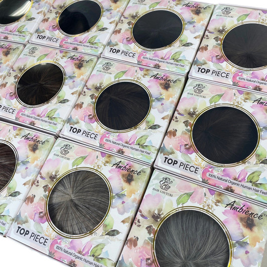 Hair Couture 100% Human Hair Extensions Fiber Top Piece