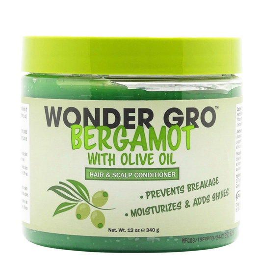 WONDER GRO Bergamot with Olive Oil Hair & Scalp Conditioner (12 oz)