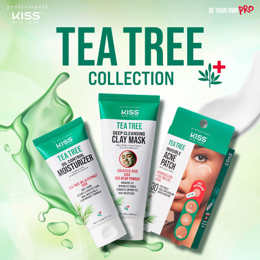 KISS Tea Tree Deep Cleansing Clay Mask (4.23 oz)