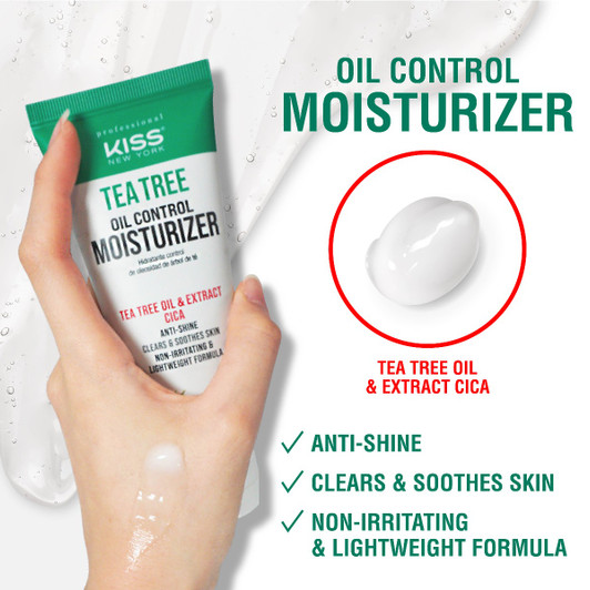 KISS Tea Tree Oil Control Moisturizer (3.38 oz)