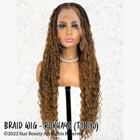 LA FLARE Full Braid Wig - ROKHAYA LA FLARE Full Braid Wig - ROKHAYA