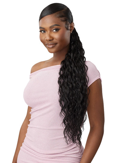 OUTRE Synthetic Pretty Quick Pony - Water Wave 28"