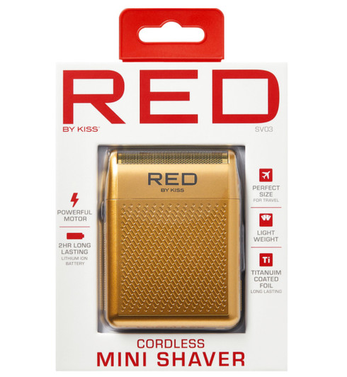 RED Cordless Mini Foil Shaver (Gold) RED Cordless Mini Foil Shaver (Gold)